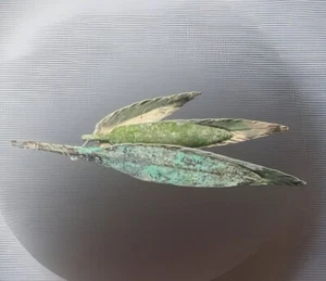 Stuart Nye Sterling Silver Triple Willow Pin Brooch w/ Spear Heads - Picture 1 of 5