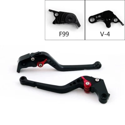 Long Brake Clutch Levers For Aprilia Aprilia RSV4 FACTORY/RSV4-R/RR TUONO V4 BK - Изображение 1 из 4