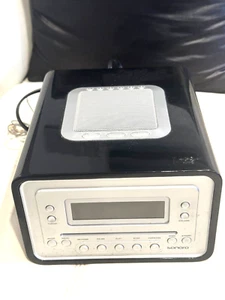 Cubo Sonoro CD Radio Alarm Clock Works Black - Picture 1 of 8