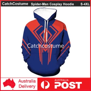 Spider-Man Across the Spider-Verse Spiderman 2099 Cosplay Costume Hoodie Jumper - Picture 1 of 5