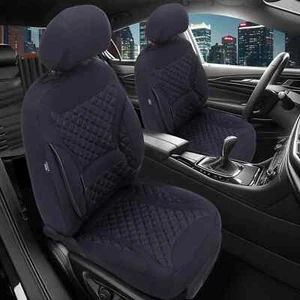 Fundas de asiento de coche Prime adecuadas para Land Rover Defender 1 desde 1990-2016 (negro) - Imagen 1 de 12