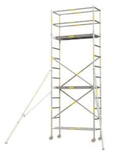 Aluminium Mobile Tower Scaffold, Short Series SH-42 (4.2m Platform High) - Picture 1 of 11