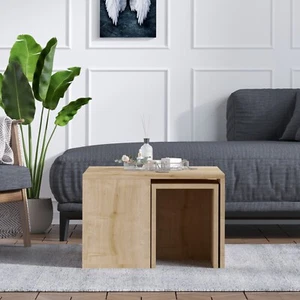 ORTANCA Coffee Table /Console /3+1 Portable Table /Multi-purpose / Sapphire Oak - Picture 1 of 4