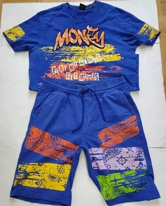 Hombres Switch Notable Çlothìng Street Wear Conjunto Pantalones Cortos Conjunto 2XL Venta Como Está - Imagen 1 de 13