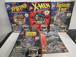 Marvel And DC CD-Rom And Sealed Comic Book Lot - Picture 1 of 6