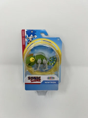 NEW Sonic the Hedgehog NEWTRON 2.5 inch Mini Chameleon Action Figure Jakks 🦎 Cover