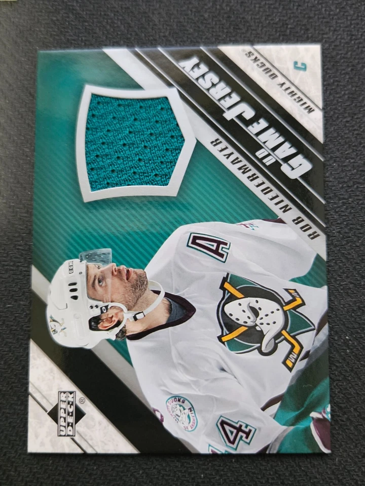 2005-06 Upper Deck ROB NIEDERMAYER J-RN UD Game Used Jersey - Image 1 of 1