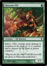 1x Glistener Elf LP, English MTG New Phyrexia