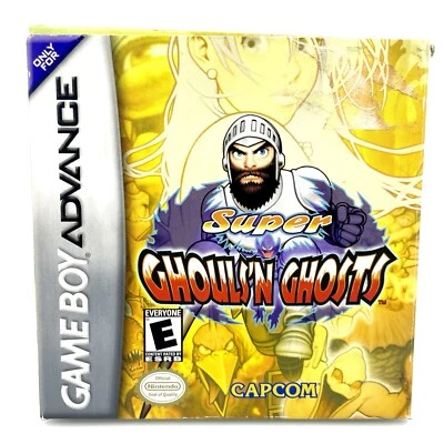 GBA Super Ghouls 'N Ghosts (2002) Nintendo Game Boy Advance CIB - Image 1 of 4