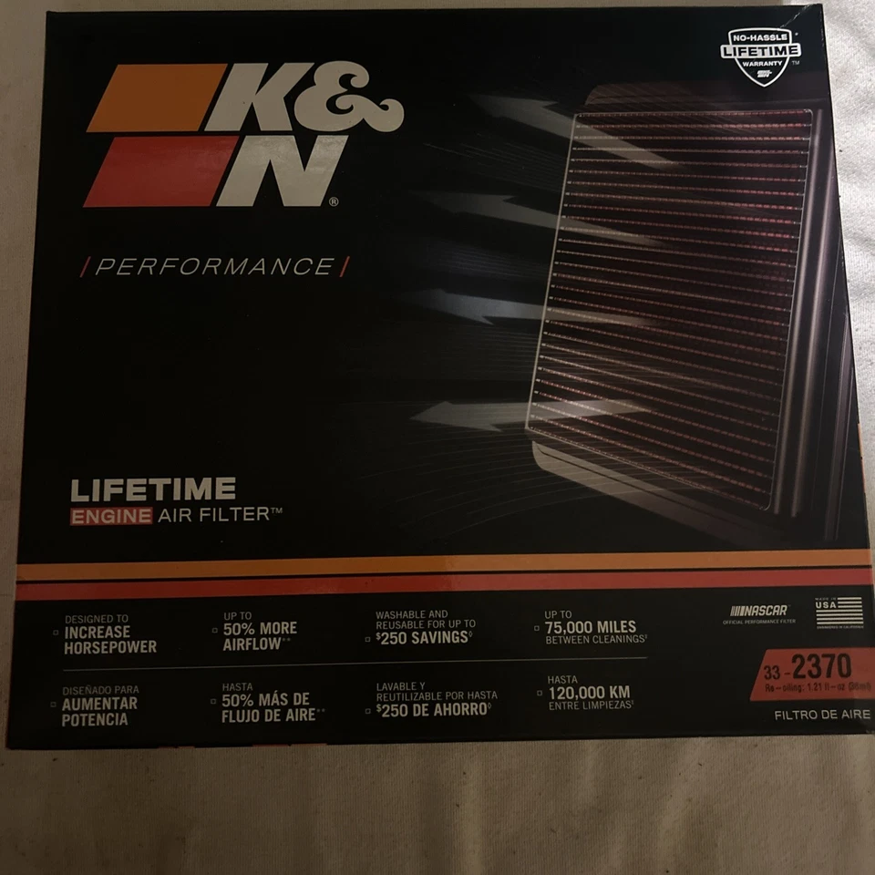 Воздушный фильтр K & N 332370 Toyota Camry/Venza 06-17 - Изображение 1 из 3