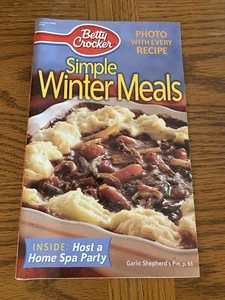 Vintage 2002 Betty Crocker Simple Winter Meals Cookbook Recipes Cook Book - Picture 1 of 1