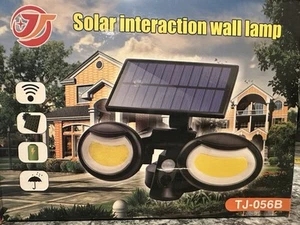 Solar Interaction Wall Lamp Motion Detection System Light Lighting Night Bright - Picture 1 of 12