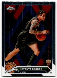2023-24 Topps Chrome #153 Keyonte George Utah Jazz Rookie - Picture 1 of 2