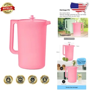 Heritage 1 Gallone rosa Krug, spülmaschinenfest, BPA-frei, robuster Kunststoff, neu - Bild 1 von 9