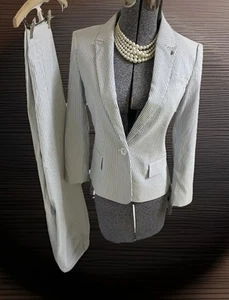 NEW Tommy Hilfiger Pant Suit Size 6 Two Piece Set French Stripe Nordstrom Tag - Picture 1 of 24