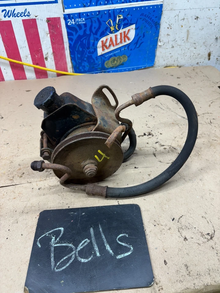 1971 1972 CAMARO NOVA CHEVELLE C10 Б/У НАСОС ГИДРОУСИЛИТЕЛЯ РУЛЯ С ОДНИМ ШКИВОМ РАНО - Изображение 1 из 4