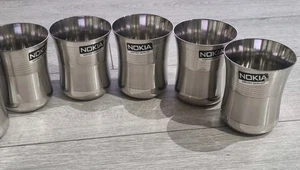 Set of 5 Stainless Steel Tumblers Cups Glasses Unbreakable Reusable - Picture 1 of 3