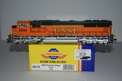 HO Scale Athearn Genesis 6176 Burlington BNSF SD-75M Diesel Locomotive C52777 - Image 1 of 4