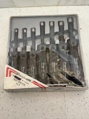 Juego de destornilladores de tuercas métricas de 6 puntos Snap On NDDM1070 M6-M12 NUEVO SELLADO Foto 1 de 4