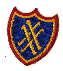 XX Corps White Back Patch WWII Vintage Falaise France Germany Europe - Picture 1 of 2