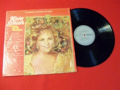 KATE SMITH XMAS LP "O COME ALL YE FAITHFUL" ON CLASSIC HOLIDAY VINTAGE VINYL! - Image 1 of 4