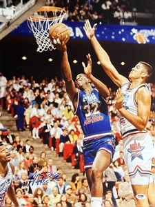 Magic Johnson Signed 16x20 All Star/ Lakers Photo PSA 3A90388 - Picture 1 of 2