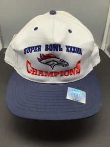 Sombrero Dead Stock 1999 Denver Broncos Super Bowl XXXIII 33 Champions Miami FL - Imagen 1 de 7
