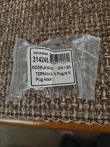 TerraWave / Cambridge NM To NM Adapter for 50ohm Coax cables - New! - Afbeelding 1 van 3