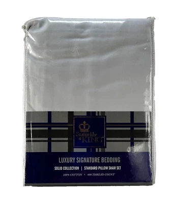 Sleep like a King 400 TC Standard Pillow Sham 2-Piece Set - Image 1 of 4