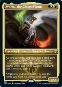 Averna, the Chaos Bloom x1 1x LÁMINA GRABADA Commander Legends Casi Nuevo Magic The Gathering - Imagen 1 de 1