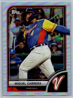 2023 Topps World Baseball Classic #34 Meguel Cabrera Venezuela - Image 1 of 2