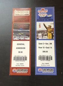 Nascar Las Vegas Motor Speedway Tickets March 2012 - Picture 1 of 4