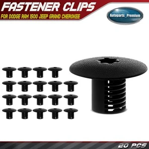 20Pcs 9.5mm Fastener Clip Cowl Top Stud Cover Retainer for Dodge Ram 1500 Jeep - Picture 1 of 10