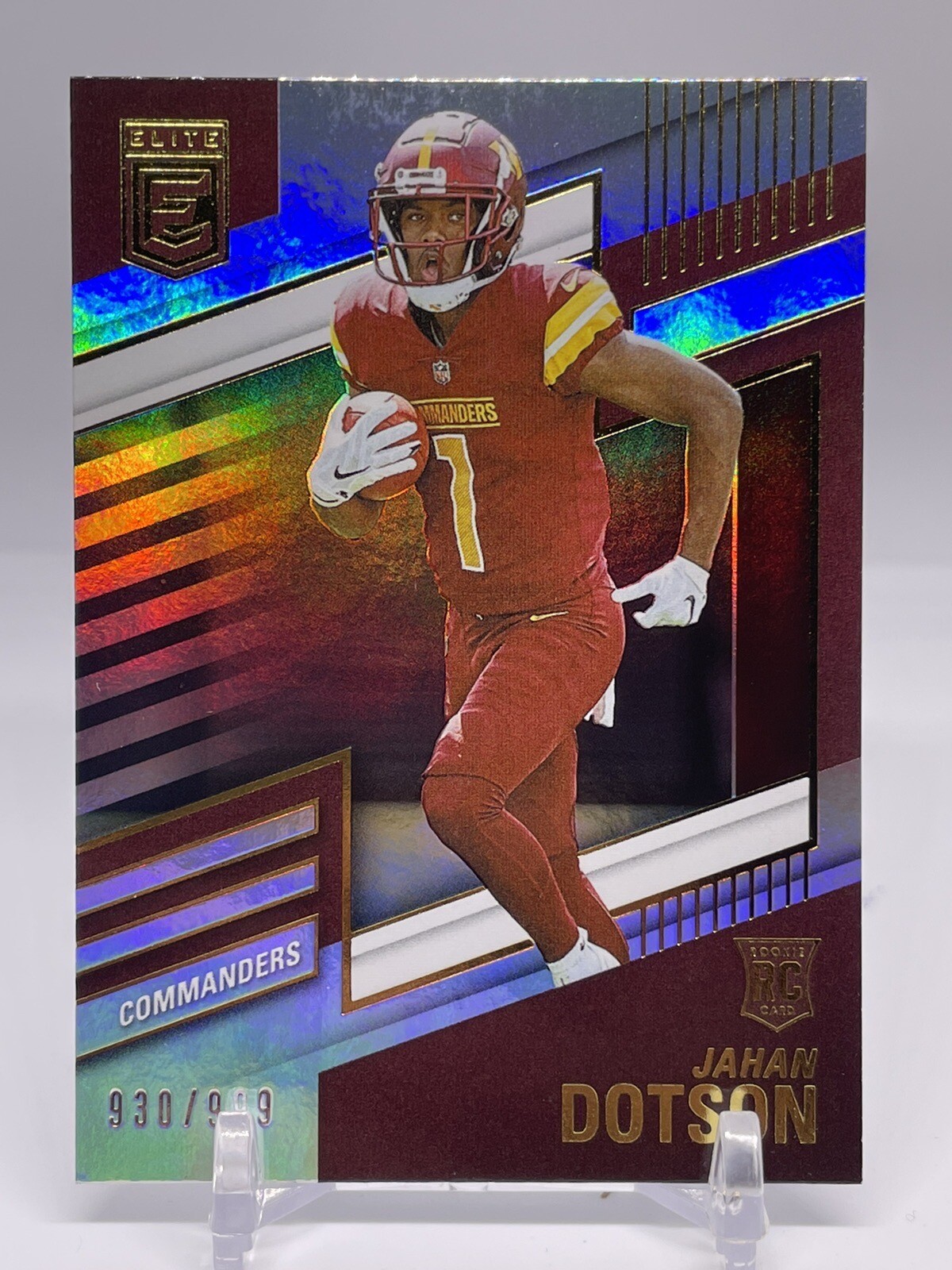 2022 Panini Donruss Elite Rookies /999 Jahan Dotson #123 Rookie RC