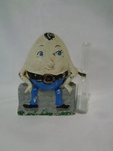 Rare Old Vintage Cast Iron Humpty Dumpty Egg Timer - Picture 1 of 11