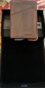 Fidelo Minimalista Tarjeta Billetera Híbrida Rfid Carteras Para Hombres Cartera Delgada NUEVO - Imagen 1 de 1