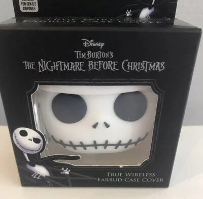 Jack SkellingtonThe Nightmare Before Christmas  Earbud Case Cover New - Image 1 of 4