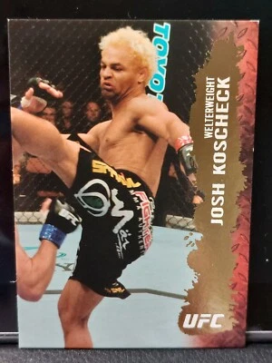 Josh Koscheck #91 2009 Topps UFC Round 2 Thick Gold Parallel - Image 1 of 2