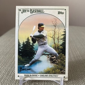 2023 Topps X Bob Ross Joy Of Baseball Mark McGwire #39 - Oakland Athletics