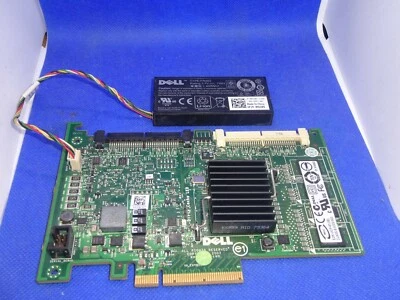 DELL UCP-61 PCI-EXPRESS RAID-CONTROLLER KARTE MIT TRAY NP007  #GK3354 - Bild 1 von 3