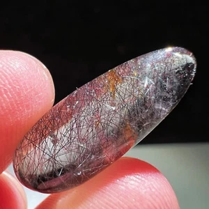 8,3ct seltener natürlicher klarer Super7 Kristall poliert - Bild 1 von 14