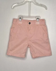 Calvin Klein Jeans Chino Khaki Shorts Baby Boys Size 18 Months Peach Pull On - Picture 1 of 4