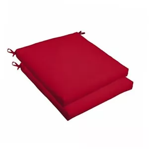 Sorra Home Sunbrella Bristol Square Chair Cushion (Set of 2) - Fade & Water - Picture 1 of 8