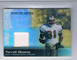 2003 Bowman's Best Single Coverage Jerseys #SCRTO Terrell Owens MEM - Picture 1 of 1