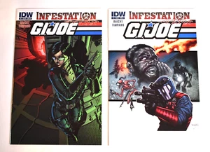 IDW G.I.JOE Infestation #1A & #1B Variantes BARONESS Zombies Kill 2011 - Imagen 1 de 12