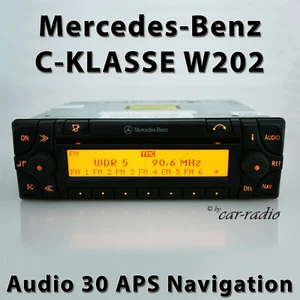 Original Mercedes Audio 30 APS Becker W202 Navigationssystem C-Klasse S202 Radio - Bild 1 von 10