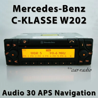 Original Mercedes Audio 30 APS Becker W202 Navigationssystem C-Klasse S202 Radio - Bild 1 von 4