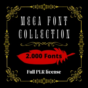 2.000 Schriftarten mit PLR Lizenz - Bild 1 von 2