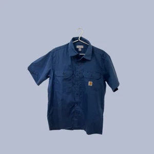Carhartt Herren Kurzarm Arbeitshemd, Navy - Bild 1 von 5