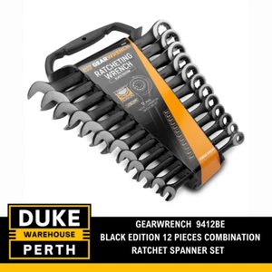 GEARWRENCH -Black Edition-12 Pieces Combination Ratchet Spanner Set 9412BE - Picture 1 of 2